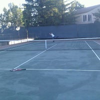 Photo taken at Sequoia Village Tennis Courts by Kirk D. on 3/14/2012