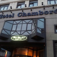 Photo taken at Chambord Hotel Brussels by Наталья Ш. on 6/19/2012
