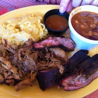 Photo taken at Saucy&amp;#39;s BBQ by Miles R. on 9/3/2012