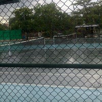 Photo taken at Tennis court Lamptong by Santi T. on 8/6/2012