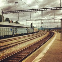 Photo taken at Bahnhof Uzwil by Tobias on 7/12/2012
