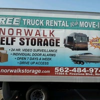 Photo taken at Norwalk Self Storage by Vivian C. on 9/13/2012