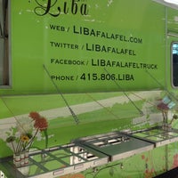 Photo taken at Liba Falafel Truck by Heather F. on 4/30/2012