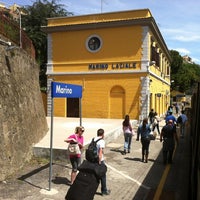 Photo taken at Stazione Marino Laziale by Enrico C. on 5/9/2012