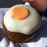 Photo taken at Kara&amp;#39;s Cupcakes Van by Malibu C. on 5/19/2012