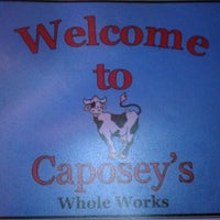 Photo taken at Caposey&amp;#39;s Whole Works by Dan S. on 3/8/2012