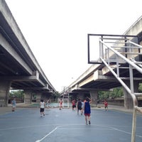 Photo taken at Basketball Court (under the highway) by Manit C. on 8/2/2012