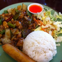 Photo taken at Bambu Asian Cuisine by Tina P. on 2/27/2012