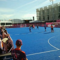 Photo taken at London 2012 Riverbank Arena by Andy T. on 9/8/2012