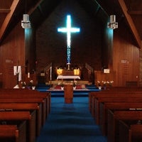Photo taken at Christ Church Lutheran by Travis A. on 4/15/2012