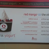 Photo taken at Red Mango by marqsean on 8/11/2012