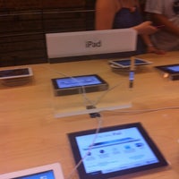 Photo taken at Apple Store (Temp Location) by Bella C. on 7/7/2012