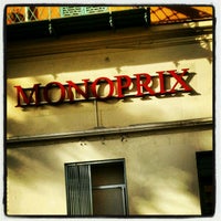 Photo taken at Monoprix Garibaldi by Iarla B. on 4/26/2012