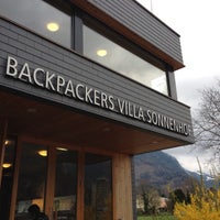 Photo taken at Backpackers Villa Sonnenhof by Athiga P. on 4/13/2012