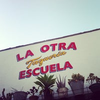 Photo taken at La Otra Escuela Taquería by Lily on 8/8/2012