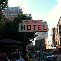 Photo taken at Cedar Hotel by Brian D. on 6/21/2012