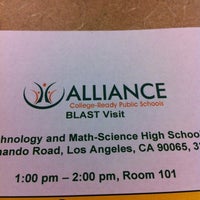 Photo taken at Alliance Technology And Math Science HS by Narciso A. on 8/16/2012