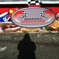 Photo taken at Indianapolis Speedrome by Genia F. on 6/15/2012