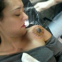 Photo taken at Blackhorne Tattoo by Rodrigo L. on 5/9/2012