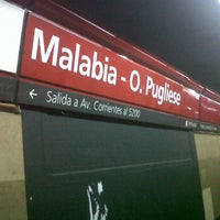 Photo taken at Estación Malabia - Osvaldo Pugliese [Línea B] by Hernan V. on 2/16/2012