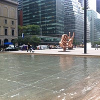 Photo taken at 375 Park Ave Fountains by Cassandra P. on 9/4/2012