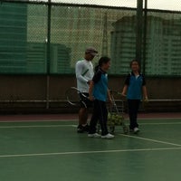 Photo taken at Tennis Court by Jang S. on 6/27/2012