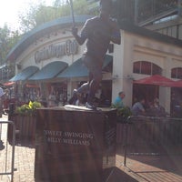 Photo taken at Billy Williams Statue by Lou Cella by Mark D. on 7/17/2012