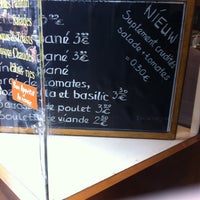 Photo taken at Aux Cent d&amp;#39;Wiches by Zeno on 4/30/2012