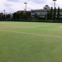 Photo taken at 上千葉公園運動場 by Kenichi M. on 6/24/2012