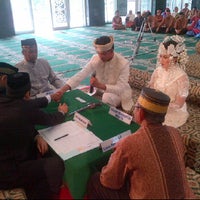 Photo taken at Masjid Assahara Walikota Jakarta Barat by Yulia W. on 4/7/2012