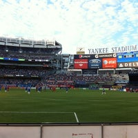 Photo taken at Chelsea FC vs. Paris Saint-Germain FC at Yankee Stadium by Rob H. on 7/22/2012