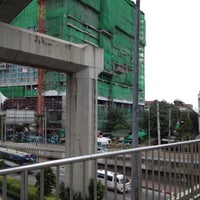 Photo taken at Bangna Intersection Bus Stop by iamoil on 9/1/2012