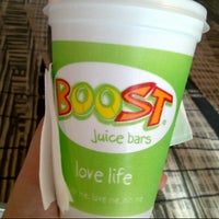 Photo taken at Boost Juice Bar by Margaretha G. on 7/8/2012