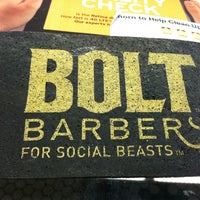 Снимок сделан в Bolt Barbers пользователем Cord M. 6/12/2012