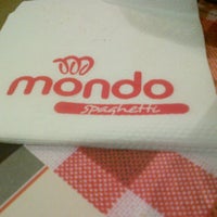 Photo taken at Mondo Spaghetti by Andrea C. on 6/9/2012