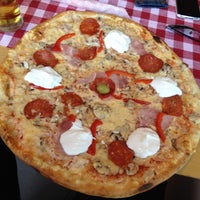 Photo taken at Pizzeria Strossmayer by Stan S. on 4/28/2012