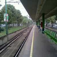 Photo taken at Tren Ligero Textitlan by Hugo J. on 6/23/2012