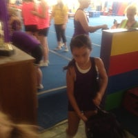 Photo taken at Achievers Gymnastics by Erica M. on 8/10/2012