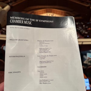 Main Stage Of Davies Symphony Hall