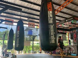 Training at Fight Street Chalong, Phuket Thailand