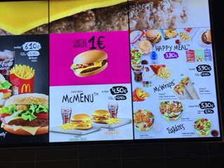 Saudi arabia menu macdonald McCafe Menu