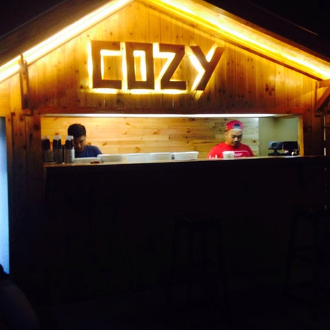 cozy coffe shop street bar