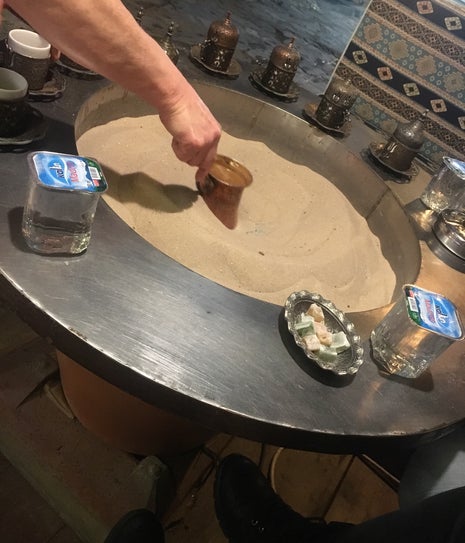 Şirince Kumda Kahve