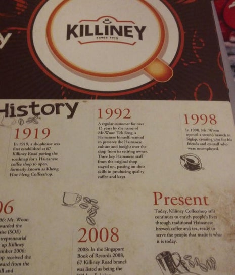 kiliney kopitiam Kemang Village