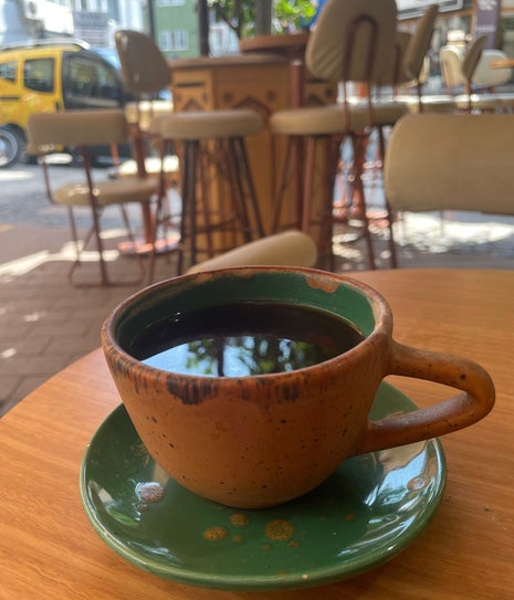 Beige Coffee Shop