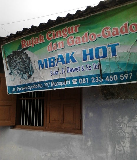 Rujak Petis Gado Gado Mbak Hot