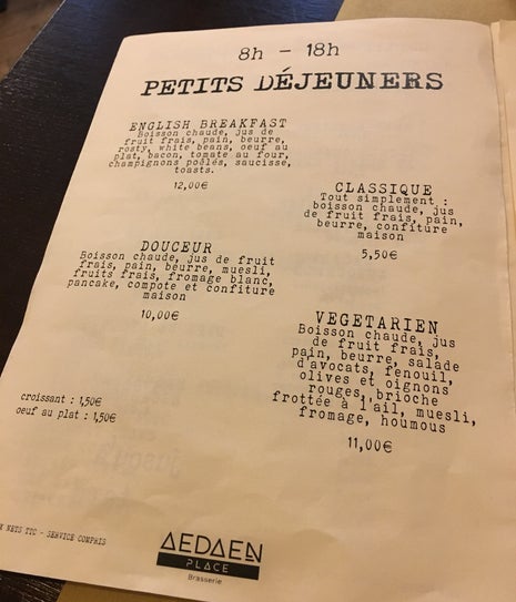 Aedaen Place Brasserie