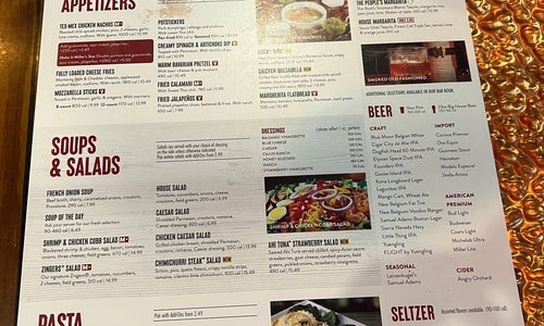 Miller's ale house menu deals