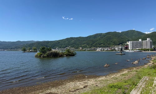 諏訪市湖畔公園の写真