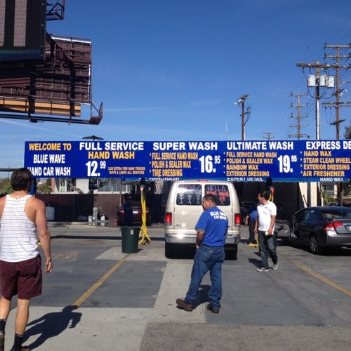 Blue Wave Car Wash 10854 Santa Monica Blvd Los Angeles